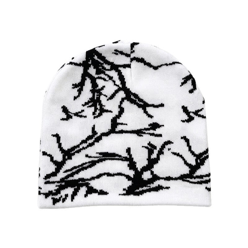 White Lightning Y2K beanie