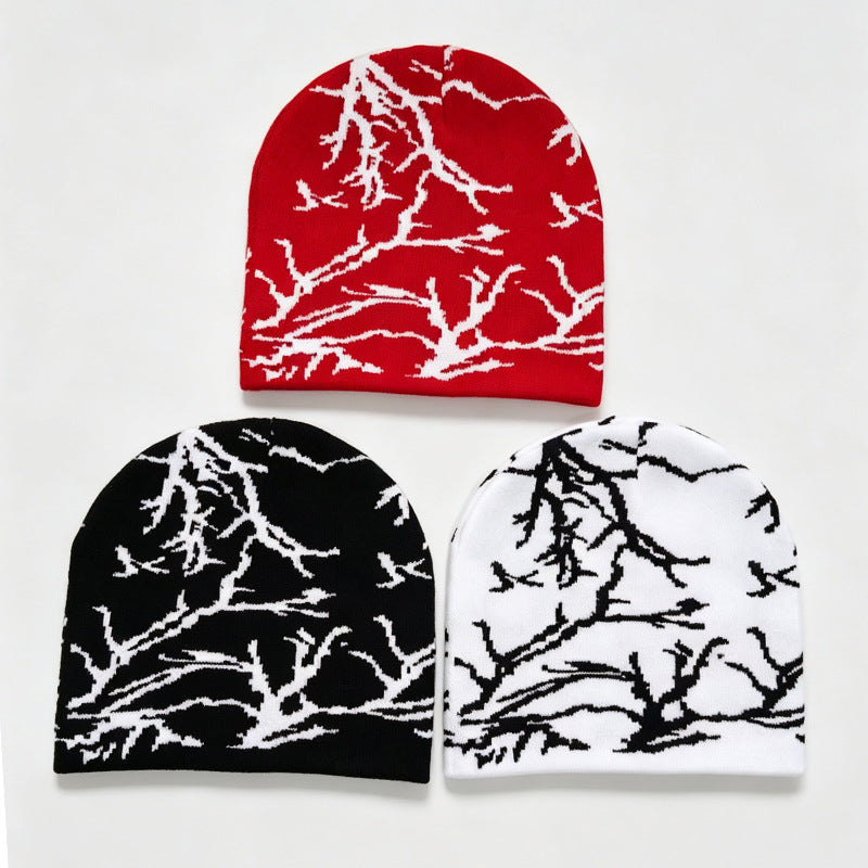 White Lightning Y2K beanie