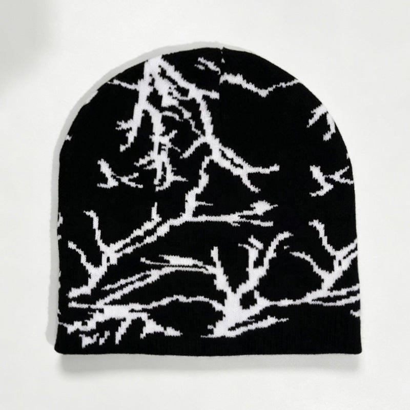 White Lightning Y2K beanie