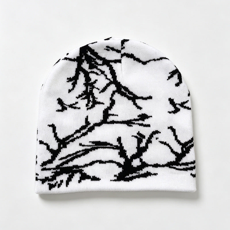 White Lightning Y2K beanie